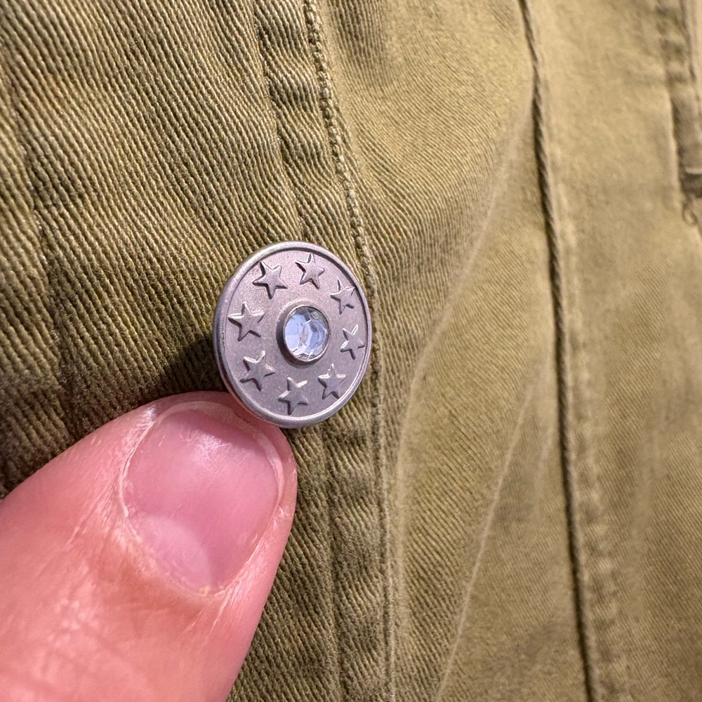 Olive Green Button-Up Jacket - image 4